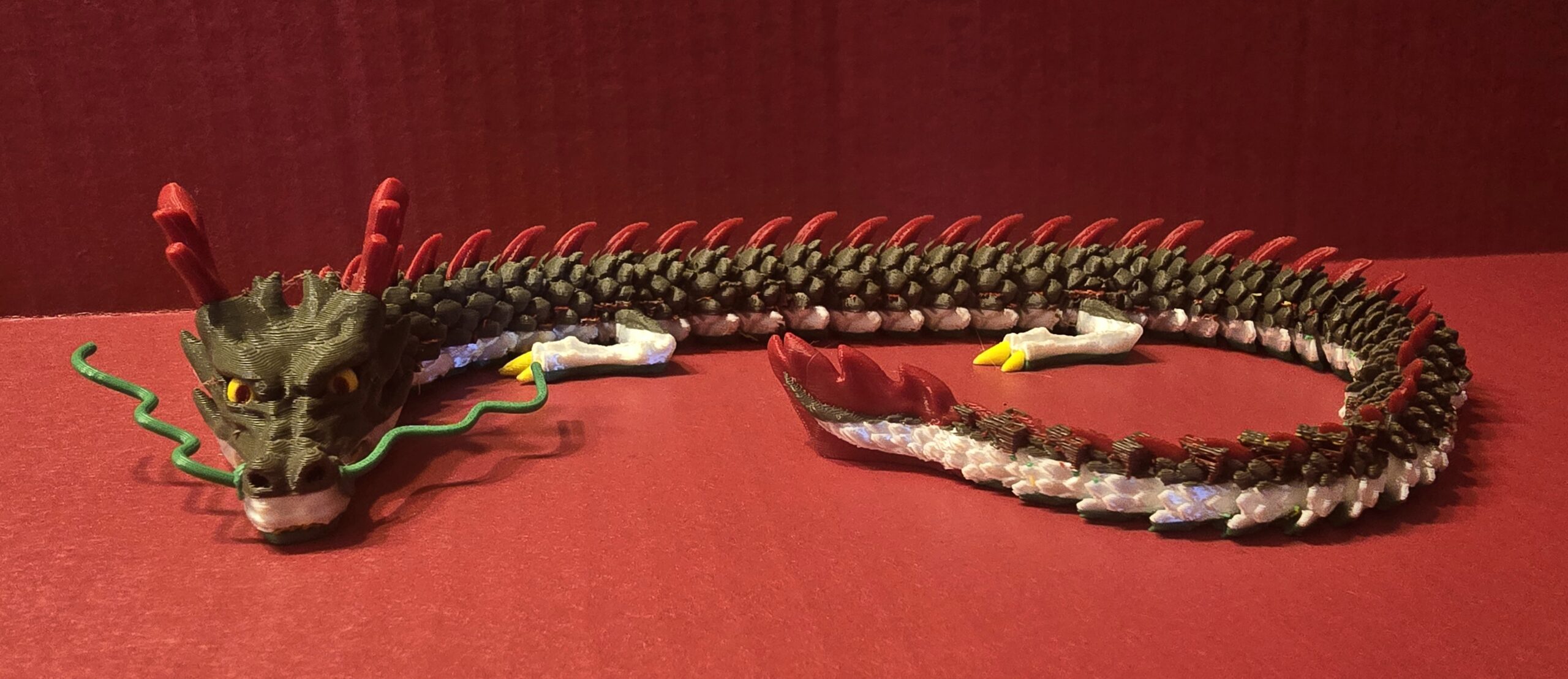3D dragon printed